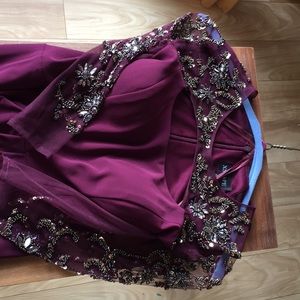 Gorgeous Burgundy Evening Gown!